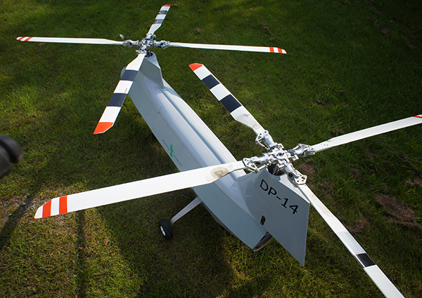 Small profile allows for self-land/launch in small areas.